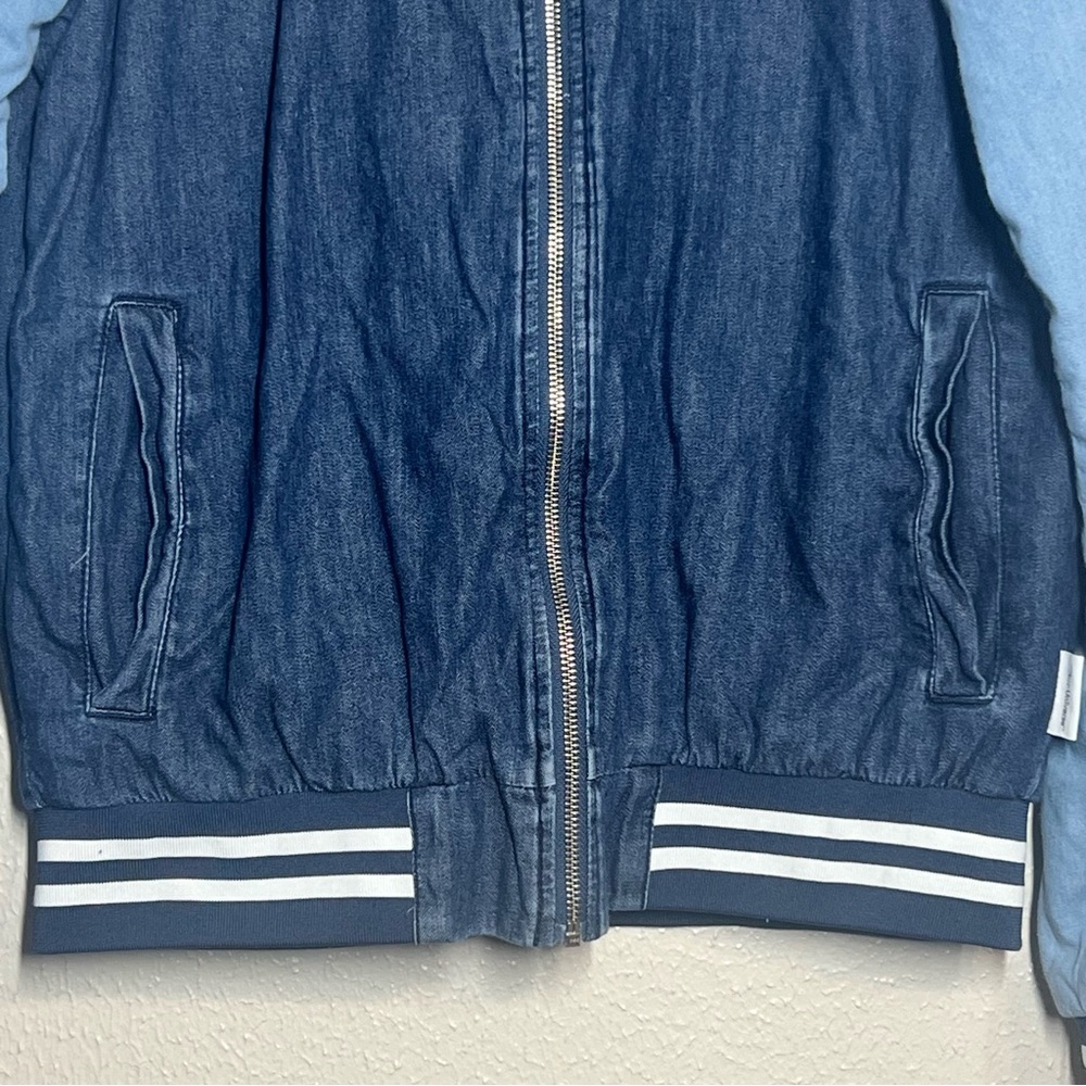 Our Universe Disney Varsity Jacket Adult Small Blue Mickey The One And Only - Picture 3 of 16
